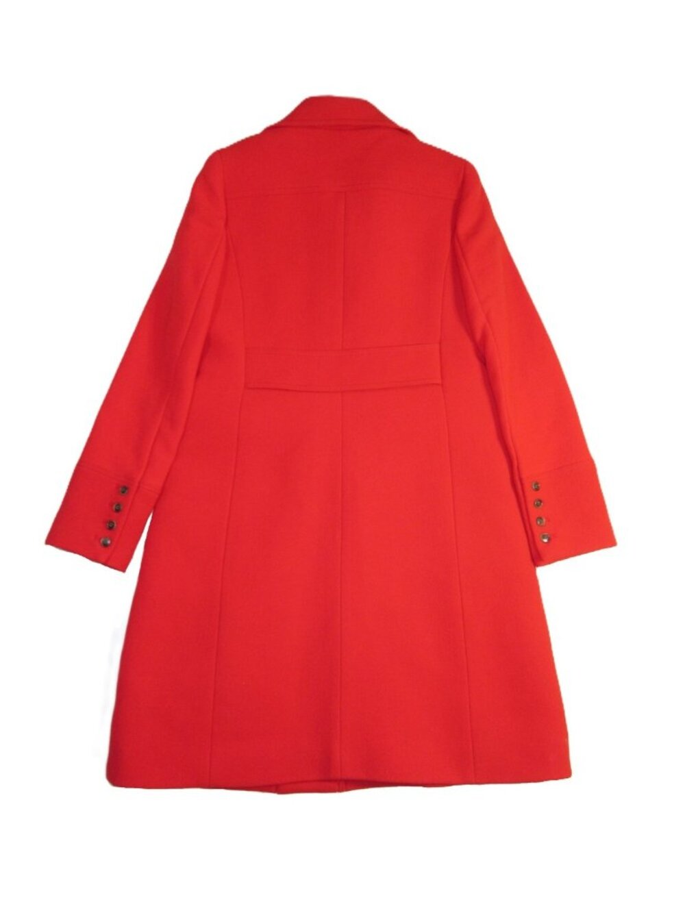 NWT J.Crew Double-cloth Metro Lady Day Coat in Bright Cerise Wool Thinsulate 12T - Picture 9 of 9